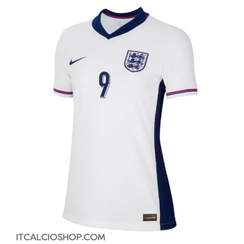 Inghilterra Harry Kane #9 Prima Maglia Femmina Europei 2024 Manica Corta